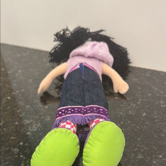 Groovy Doll-Manhattan Toys- Green and Purple Doll with Cheerful Expression - Picture 6 of 8